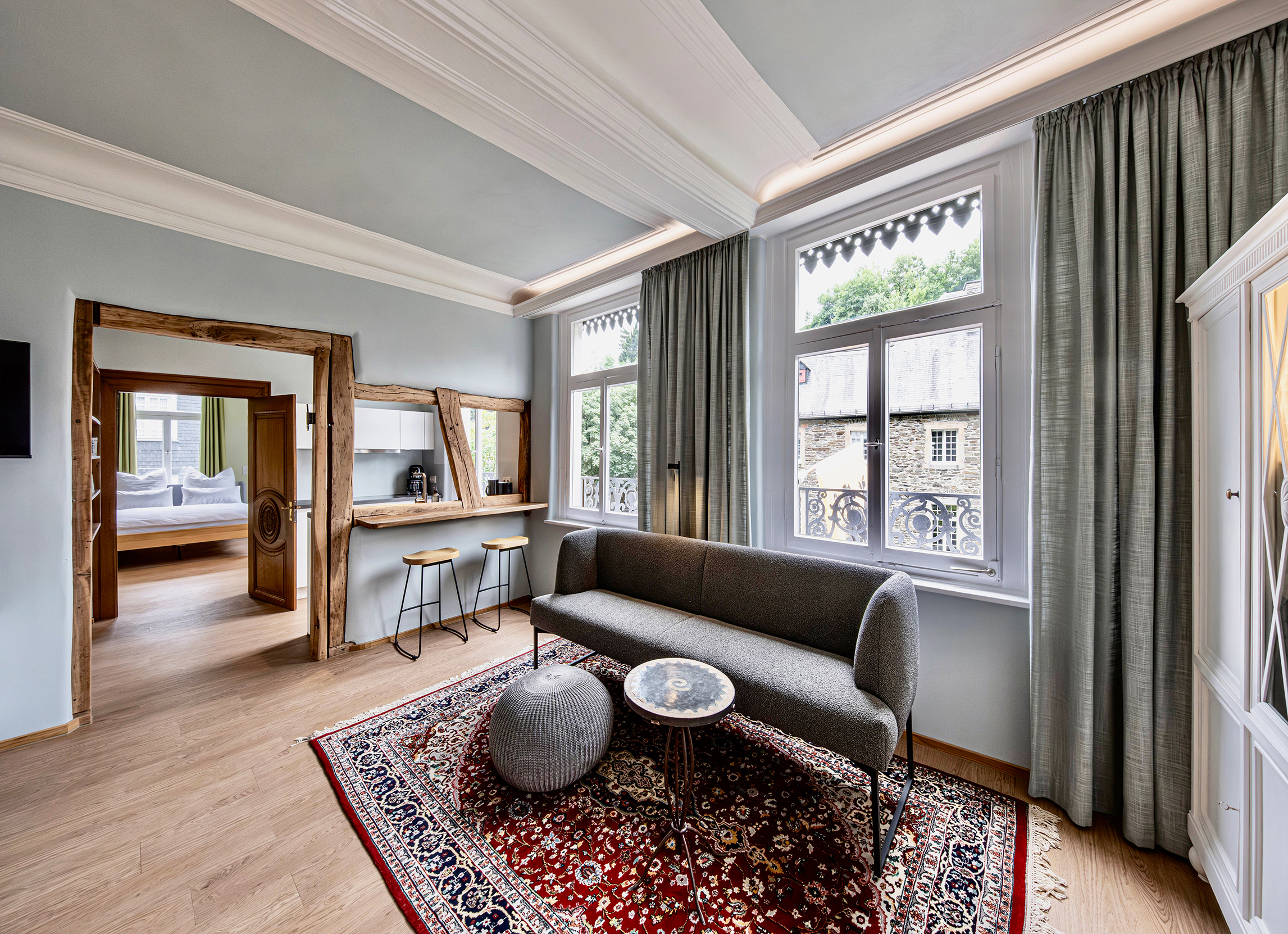 Ferienwohnung Lieblingszeit in Monschau – gemütliches Wohnzimmer