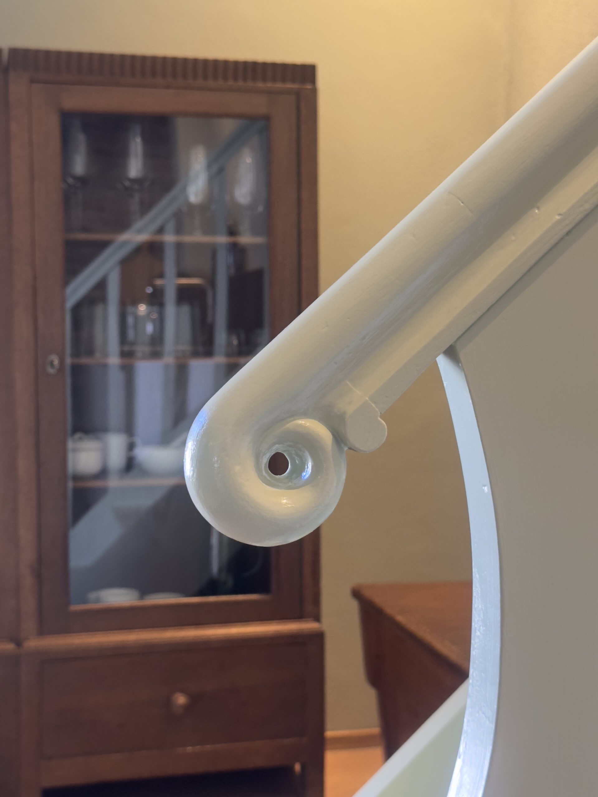 Historisches Treppendetail in der Villa Seinerzeit